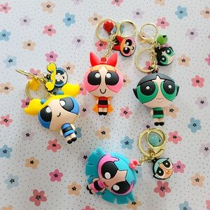 Colorful Cartoon Character Keychains